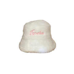 FUSION Fuzzy Bucket Hat - White/Pink