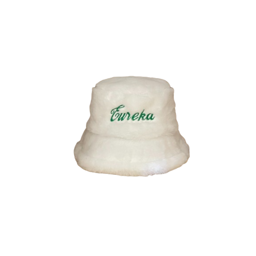 FUSION Fuzzy Bucket Hat - White/Green